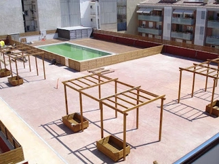 Instalación de parquet en Canet de Mar 2 Fustmar Estructures de Fusta S.L.