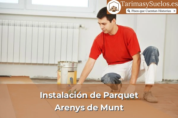 Instalación de parquet en Arenys de Munt
