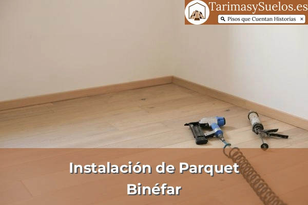 Instalación de parquet en Binéfar