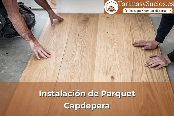 Instalación de parquet en Capdepera