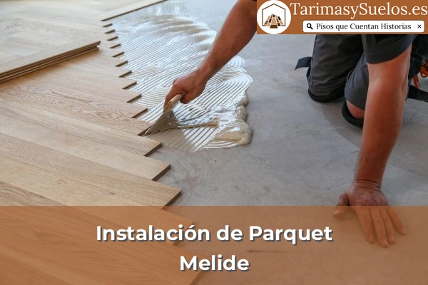 Instalación de parquet en Melide