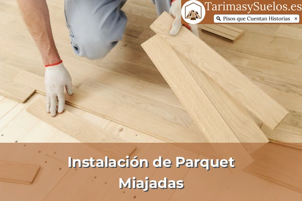 Instalación de parquet en Miajadas