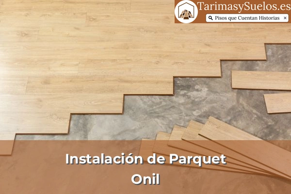 Instalación de parquet en Onil