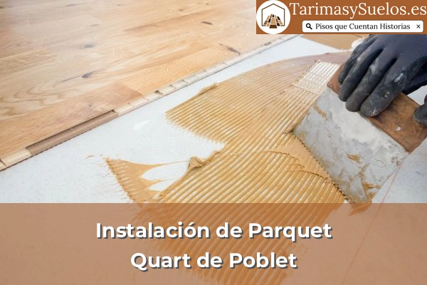 Instalación de parquet en Quart de Poblet