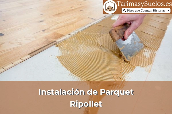 Instalación de parquet en Ripollet