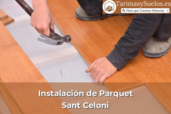 Instalación de parquet en Sant Celoni