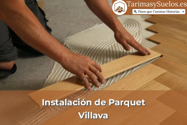 Instalación de parquet en Villava